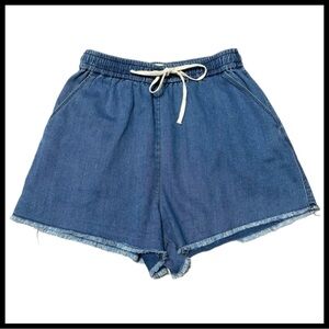 ARITZIA WILFRED FREE Chambray Shorts
